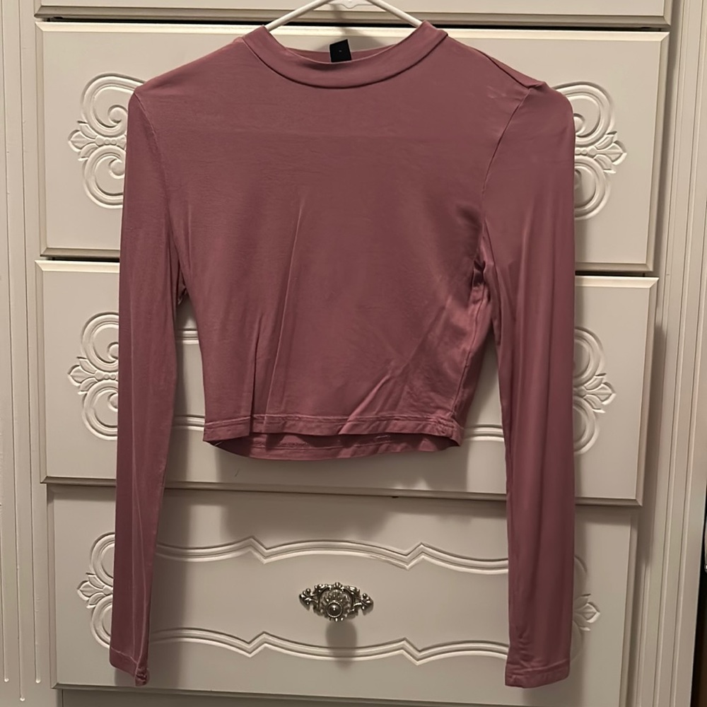 Dusty Rose Pink Long Sleeve